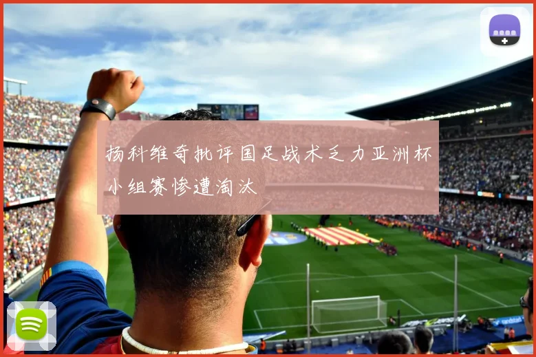 扬科维奇批评国足战术乏力亚洲杯小组赛惨遭淘汰